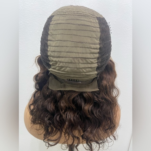 New! Color #4, 12” 13x4 Lacefront, Human Hair Color #4, Wavy Wig - Picture 10 of 10